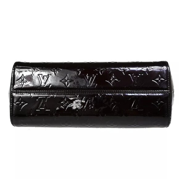 LOUIS VUITTON Brea PM Hand Bag Monogram Vernis Leather Amarante - Picture 5 of 16